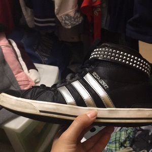 Selena Gomez Studded Adidas High Tops